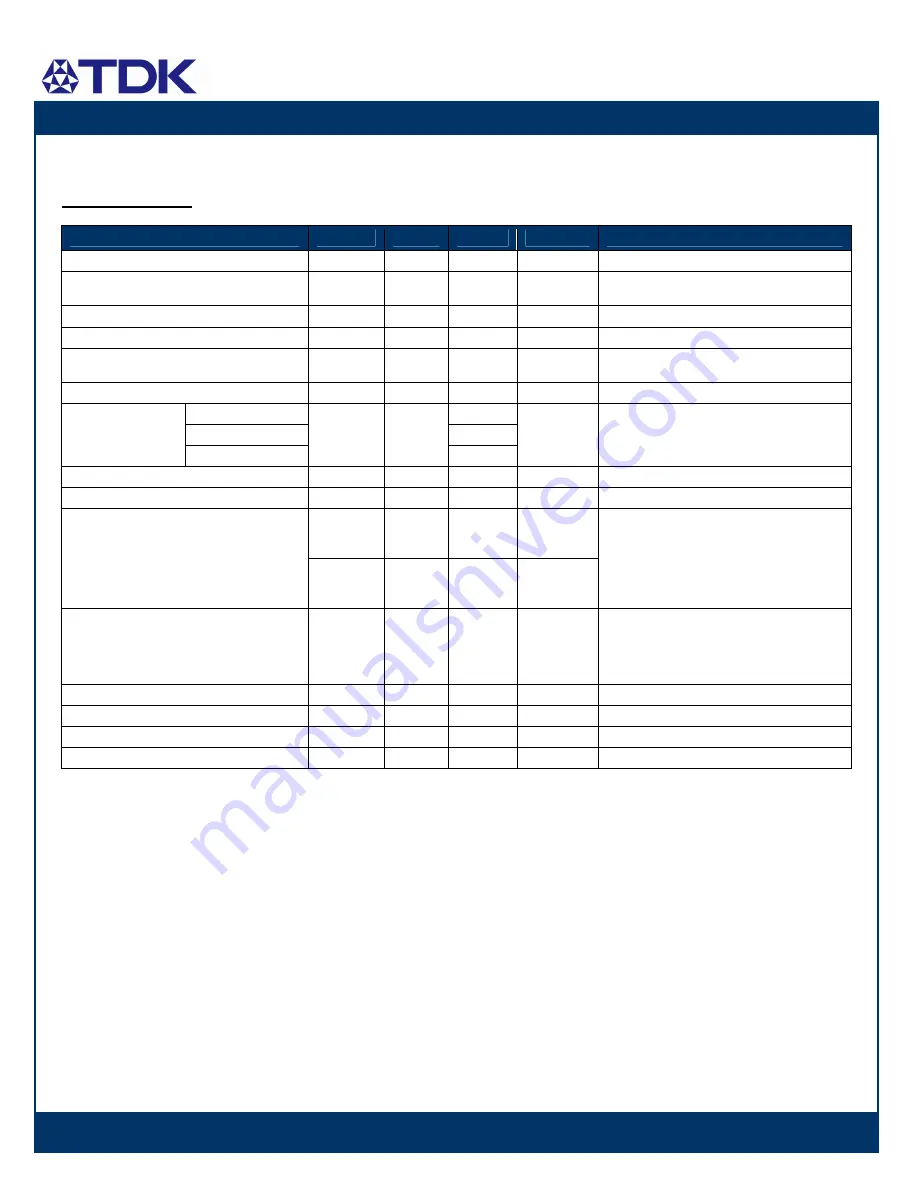 TDK FReta iEB48013A120V Datasheet Download Page 6