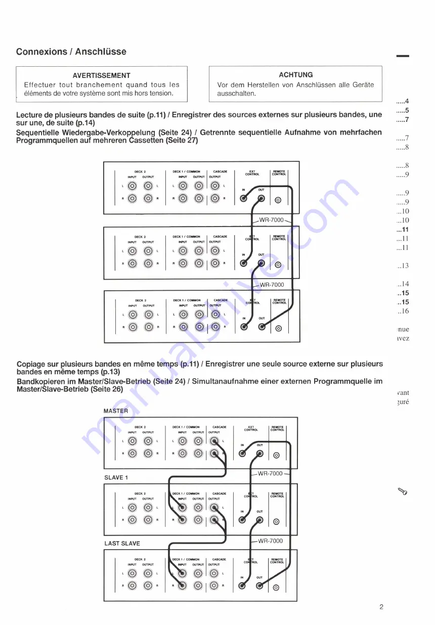 TEAC PROFESSIONAL TASCAM 302 Owner'S Manual Download Page 22