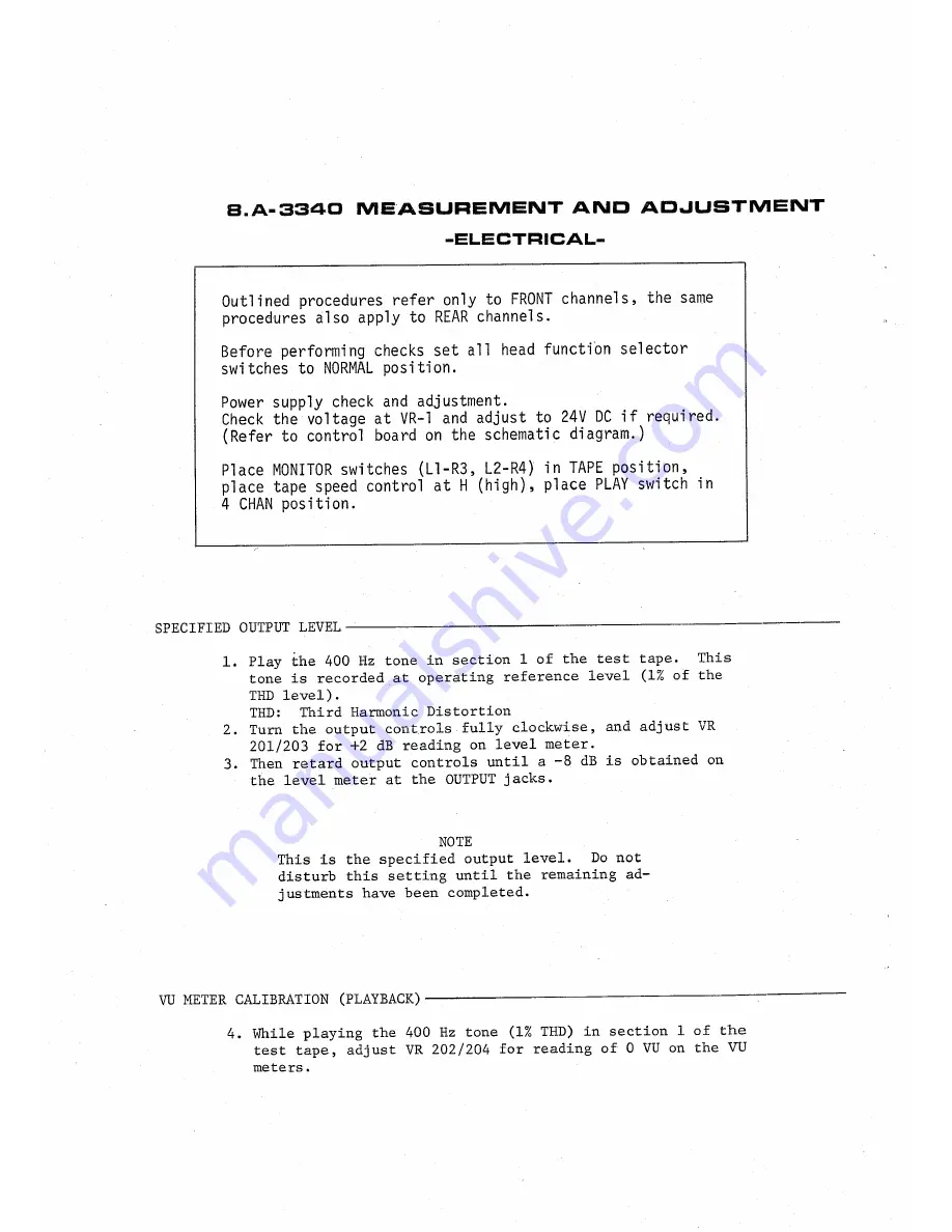 Teac A-3300 Service Manual Download Page 29