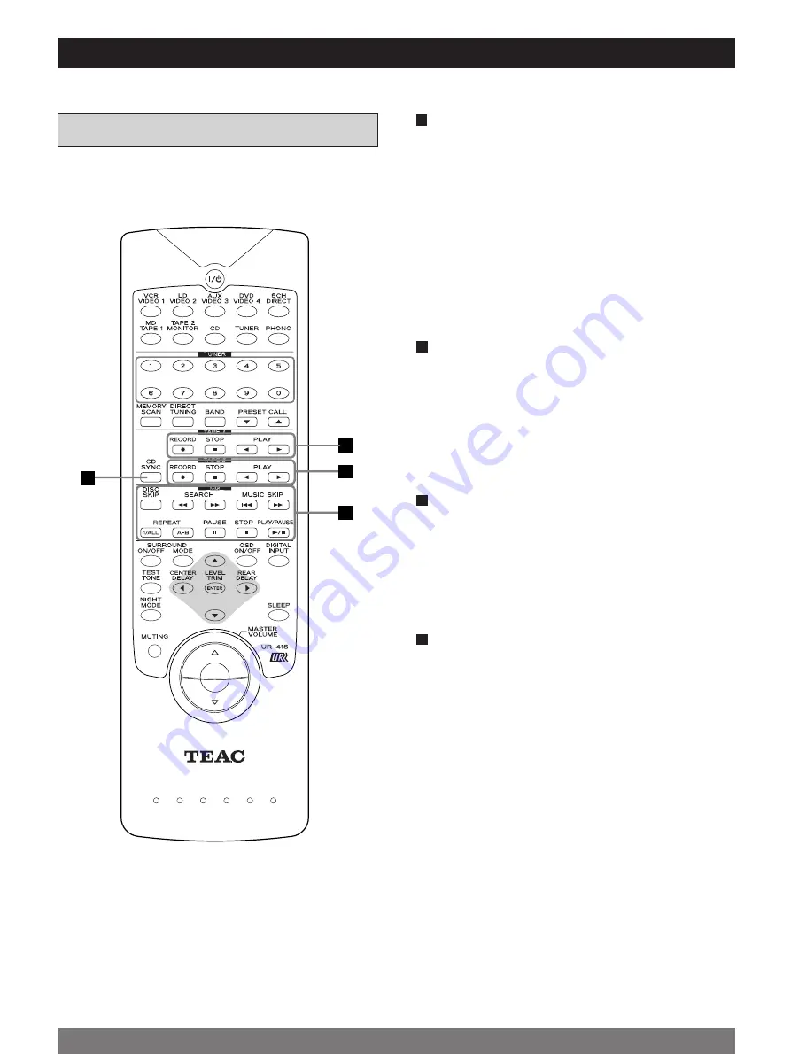 Teac AG-D9300 Owner'S Manual Download Page 85