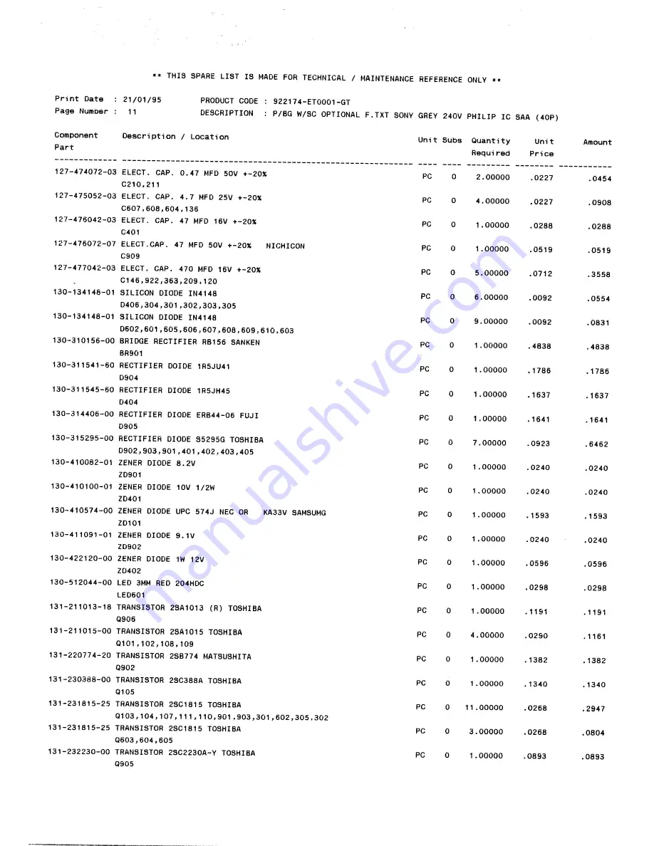 Teac CT-M510 Service Manual Download Page 26