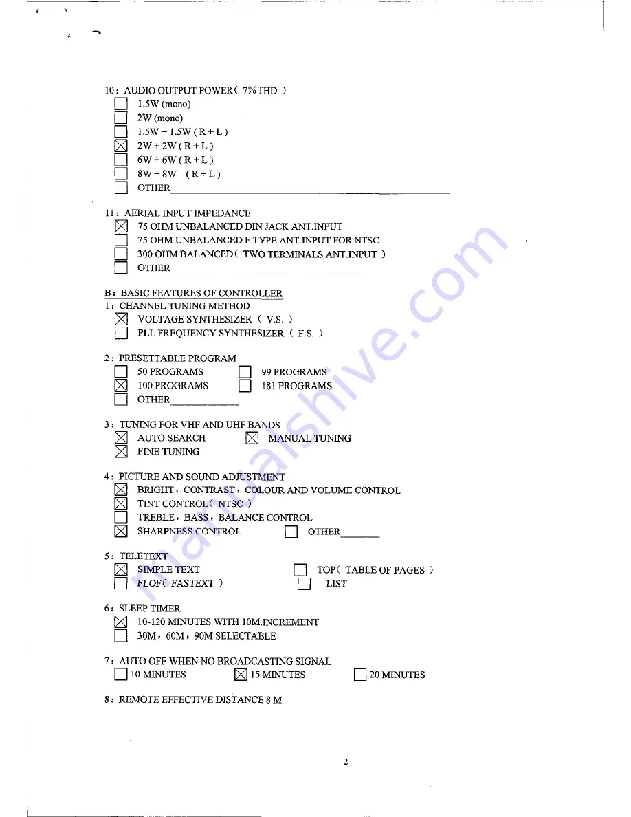 Teac CTM5130TXT Service Manual Download Page 8