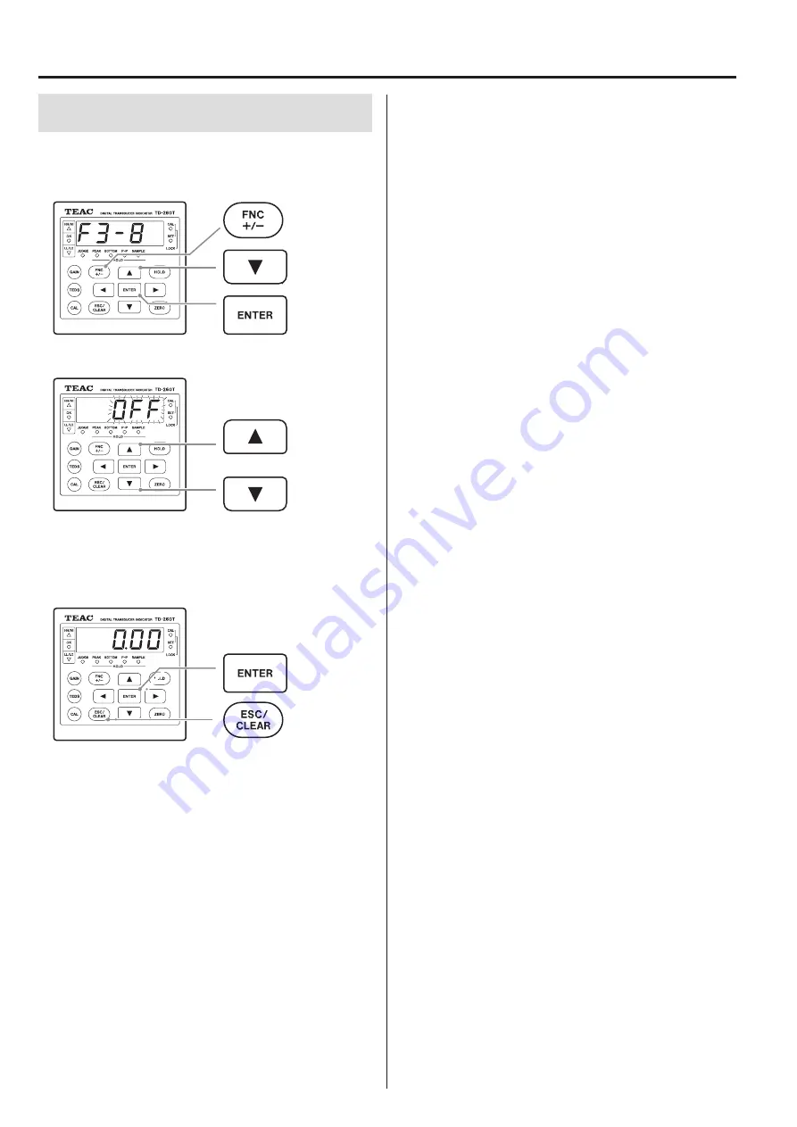 Teac TD-260T Instruction Manual Download Page 45