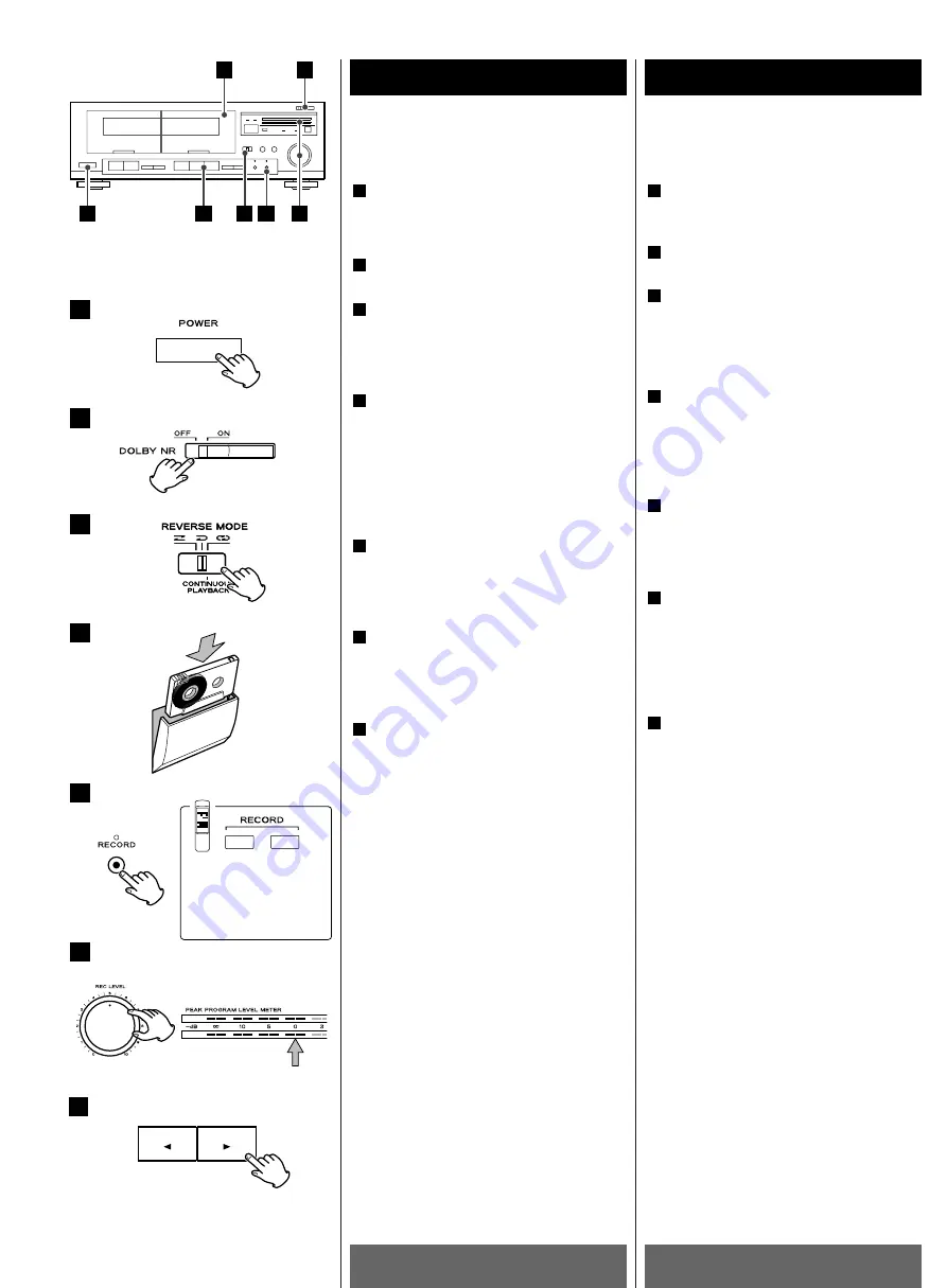 Teac W-488R Owner'S Manual Download Page 11