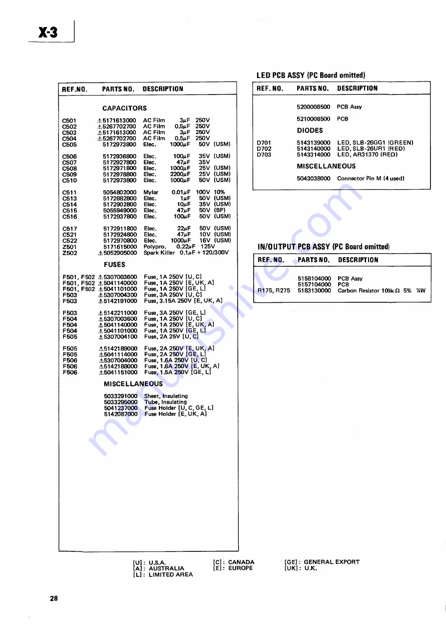 Teac X-3 Service Manual Download Page 24