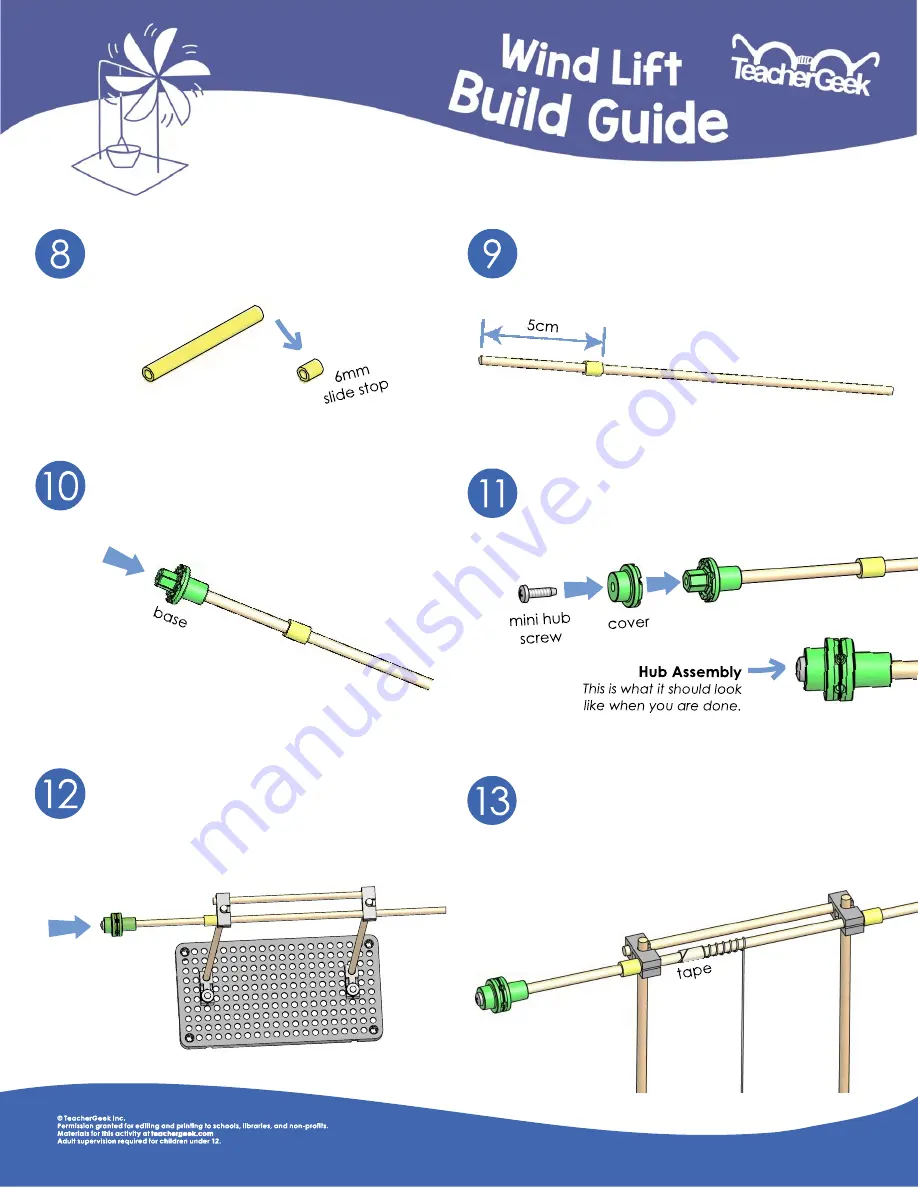 TeacherGeek Wind Lift Build Manual Download Page 6