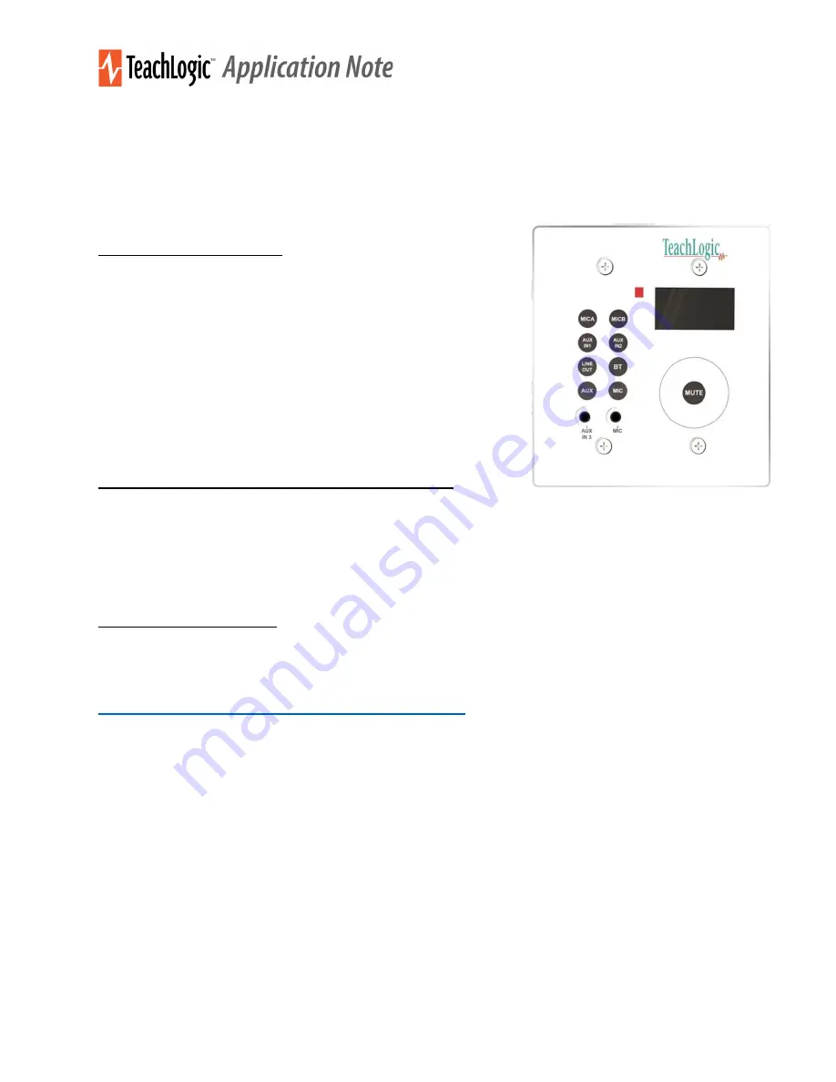 TeachLogic CPS-120 Quick Start Manual Download Page 1