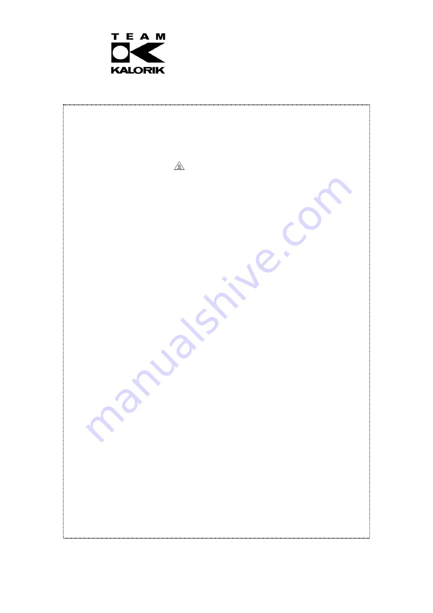 Team Kalorik MBO 1000 Manual Download Page 6