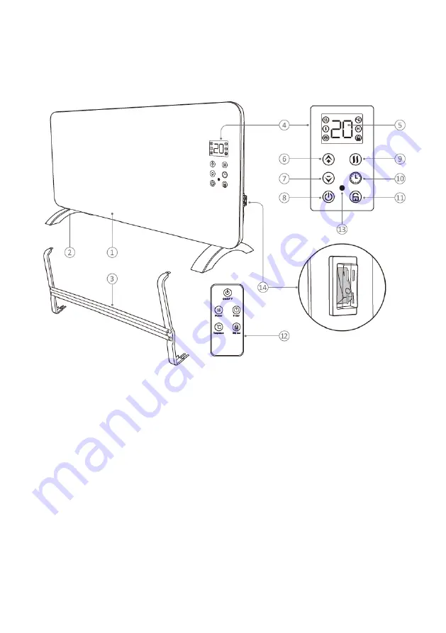 Team Kalorik TKG CEH 2000 W Manual Download Page 3