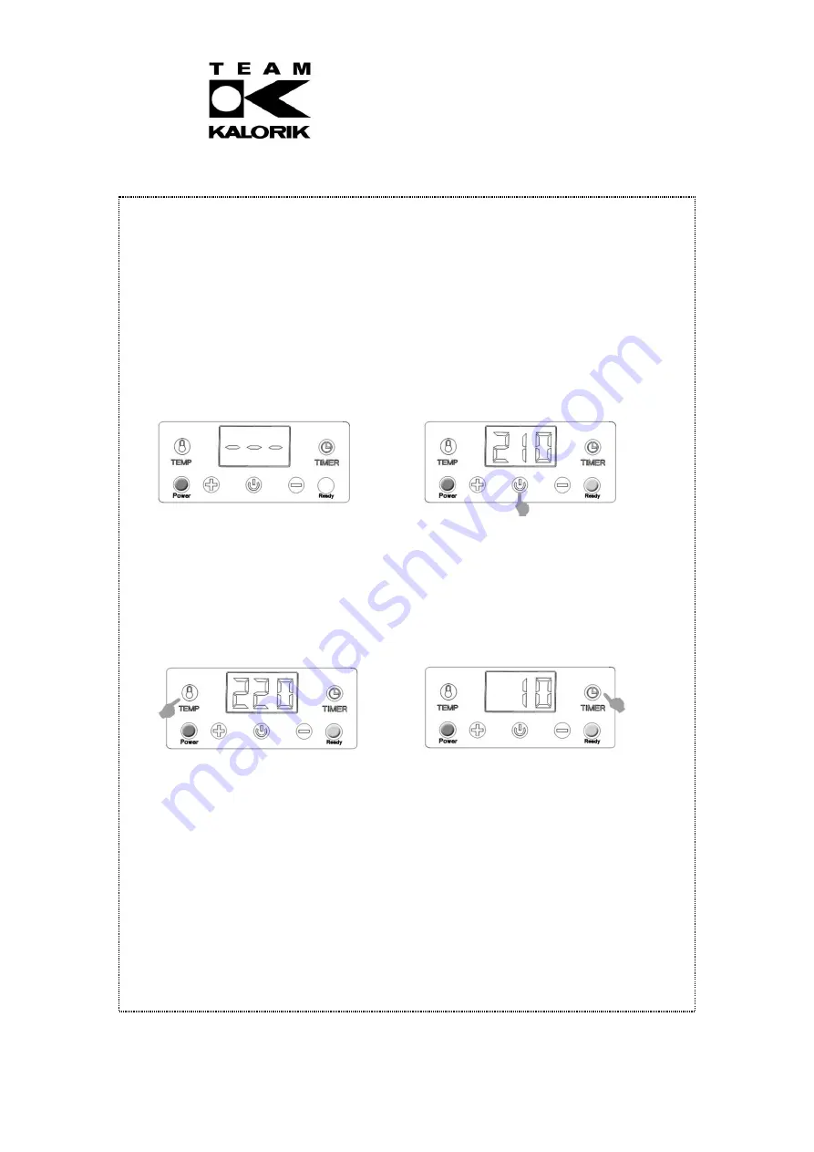 Team Kalorik TKG COG 1001 Manual Download Page 29