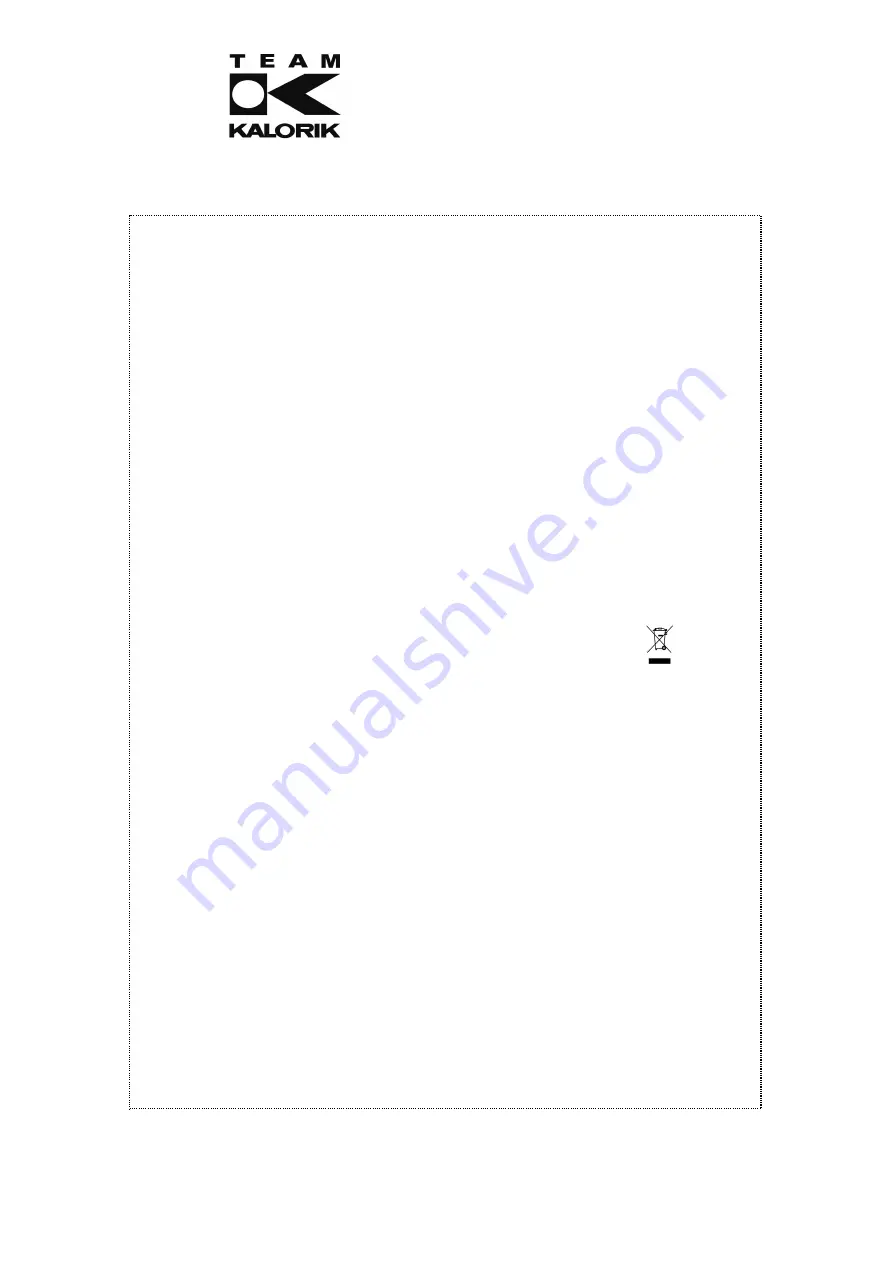 Team Kalorik TKG HC 1002 R Manual Download Page 12