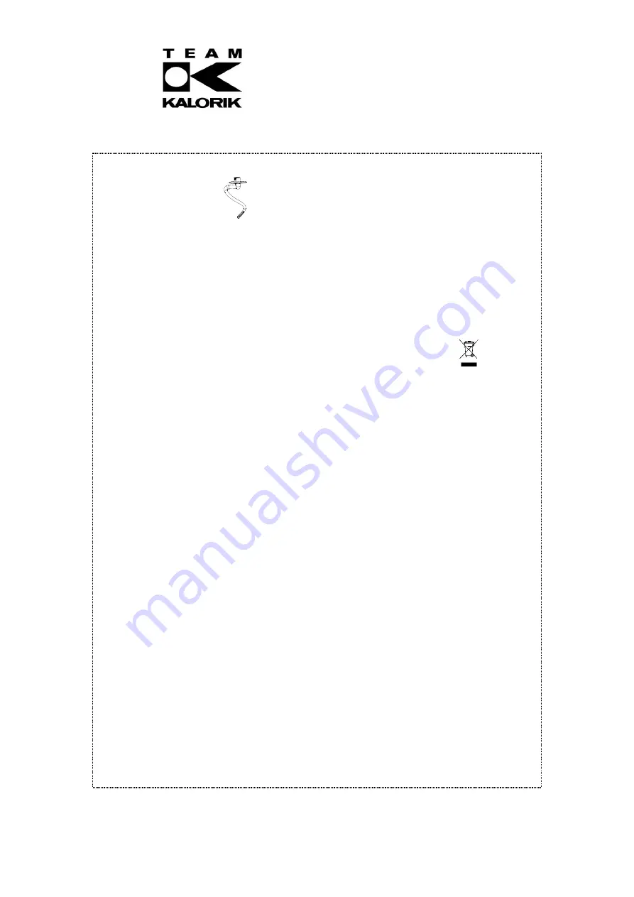 Team Kalorik TKG M 3014 Instruction Manual Download Page 10