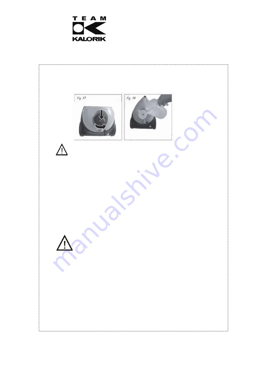 Team Kalorik TKG SFC 1001 Operating Instructions Manual Download Page 53