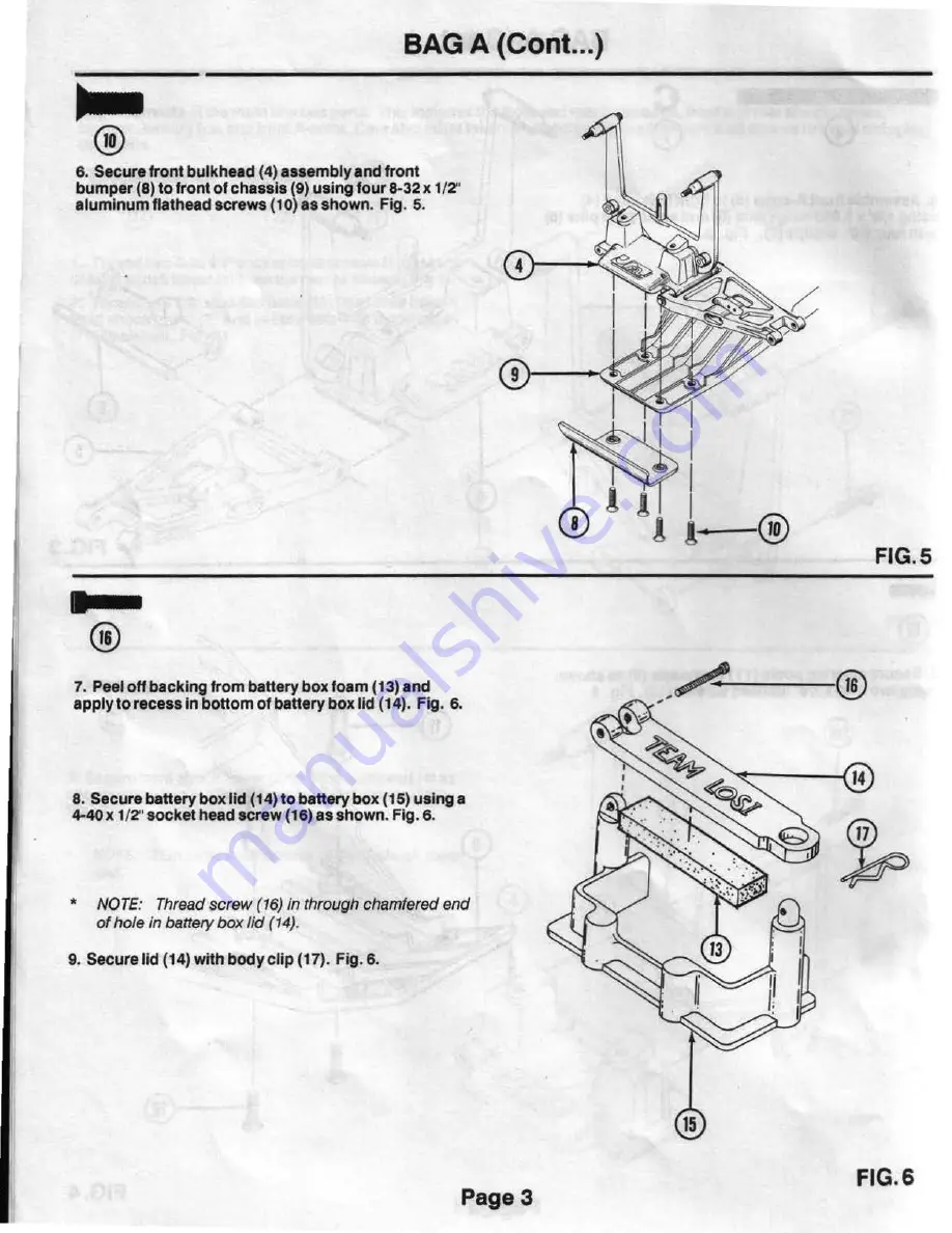 Team Losi JUNIOR TWO Owner'S Manual Download Page 6