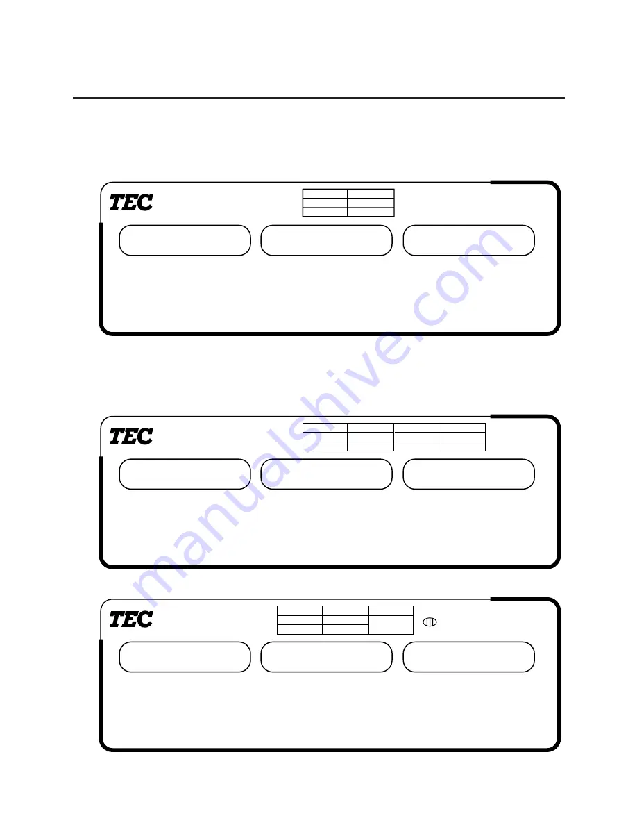 TEC TEC SL-9000-ESB-X SERIES Owner'S Manual Download Page 12