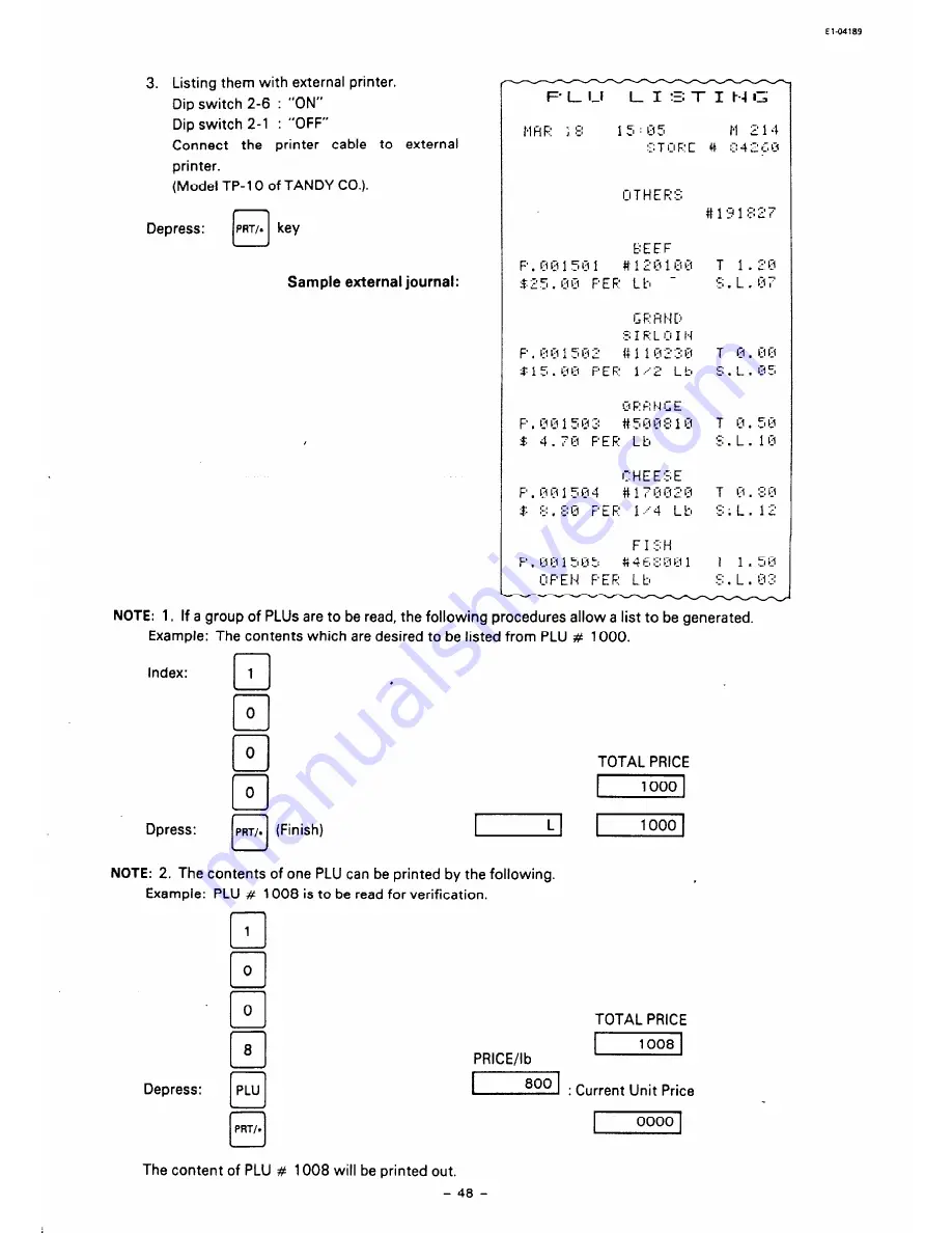 TEC TEC SL59 SERIES Owner'S Manual Download Page 47