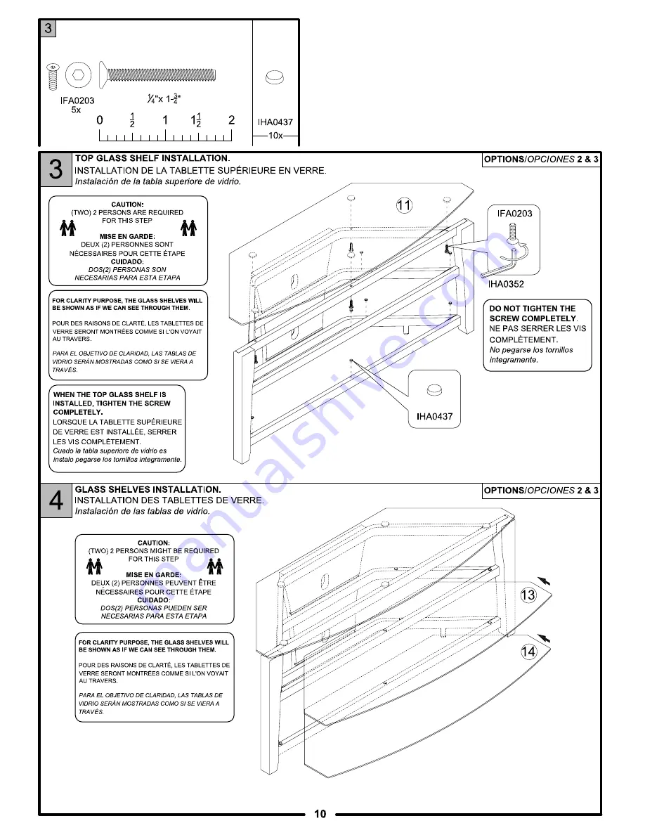 Tech Craft FLEX52W Assembly Instructions Manual Download Page 10