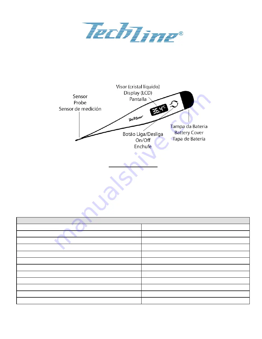 TechLine TS-101 User Manual Download Page 1