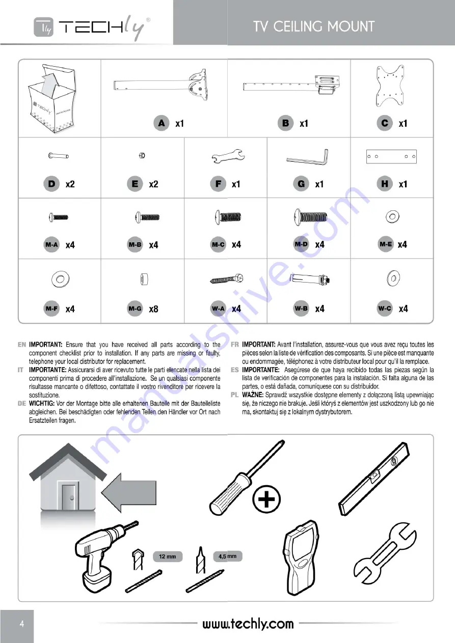 Techly ICA-CPLB 922S Скачать руководство пользователя страница 4