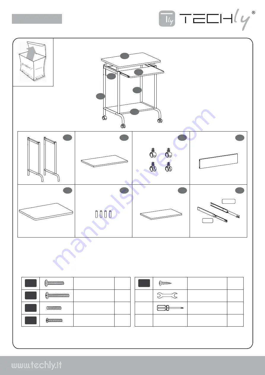 Techly ICA-TB S005 Assembly Instruction Download Page 2