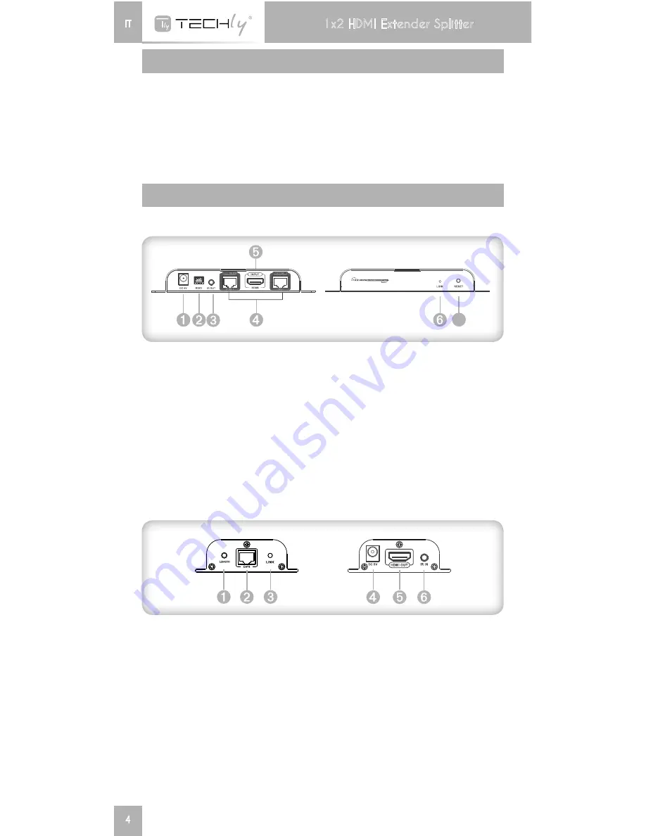 Techly IDATA EX-HL21TY User Manual Download Page 4