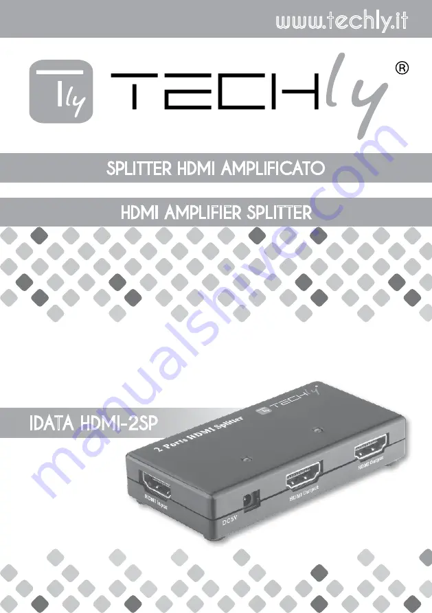 Techly IDATA HDMI-2SP User Manual Download Page 1