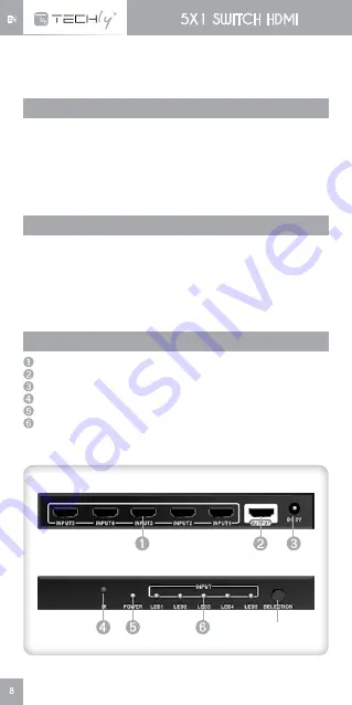 Techly IDATA HDMI-4K51 Скачать руководство пользователя страница 8