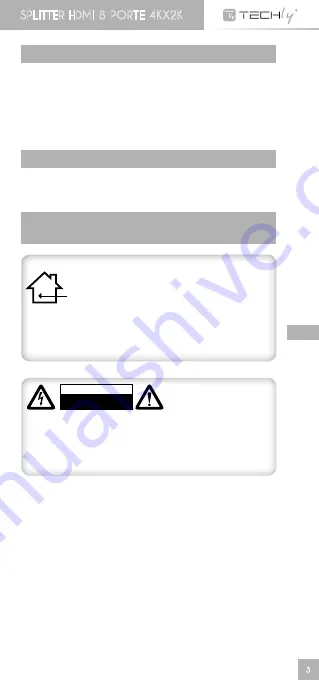 Techly IDATA HDMI-4K8 User Manual Download Page 3