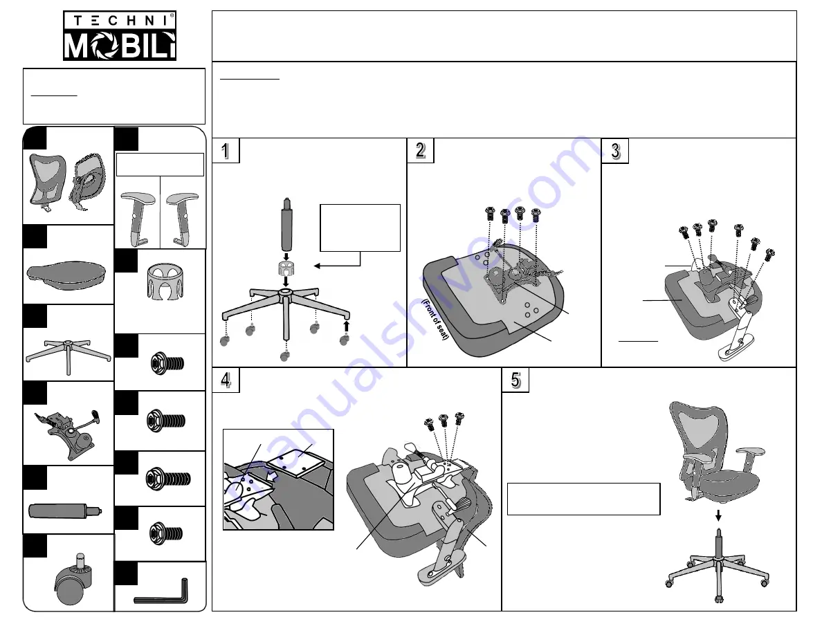 Techni Mobili RTA-0098M Assembly Instructions Download Page 1