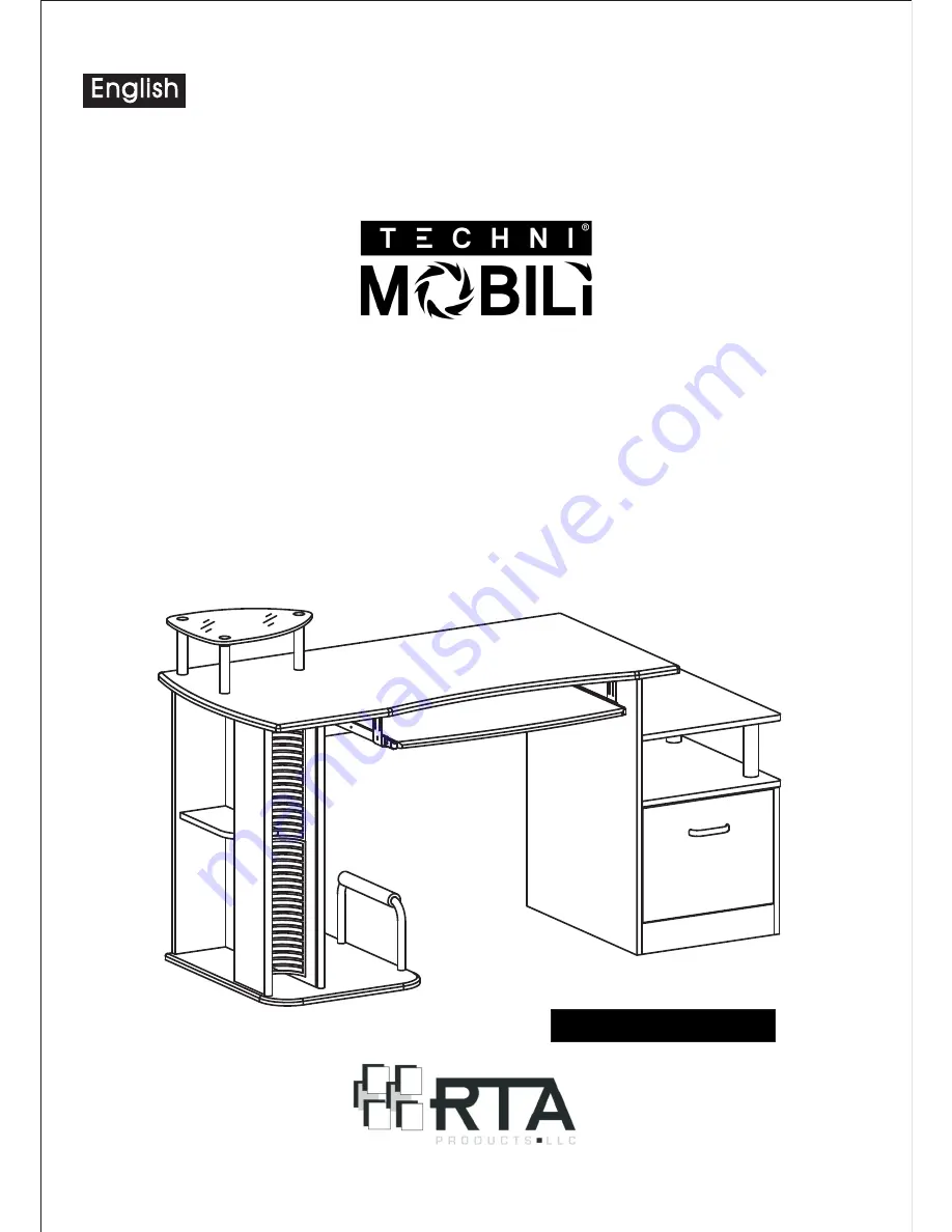 Techni Mobili RTA - 2202 Assembly Instructions Manual Download Page 1