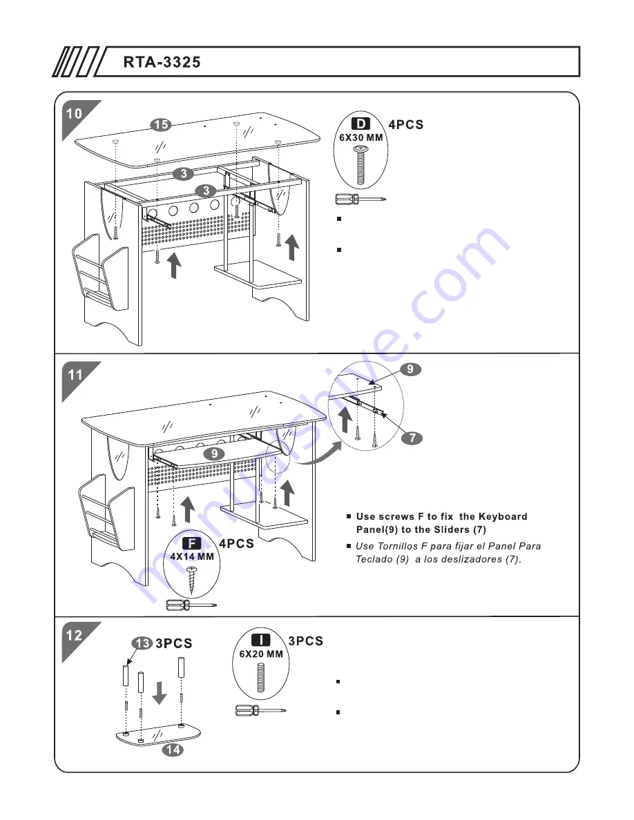 Techni Mobili RTA-3325 Скачать руководство пользователя страница 12