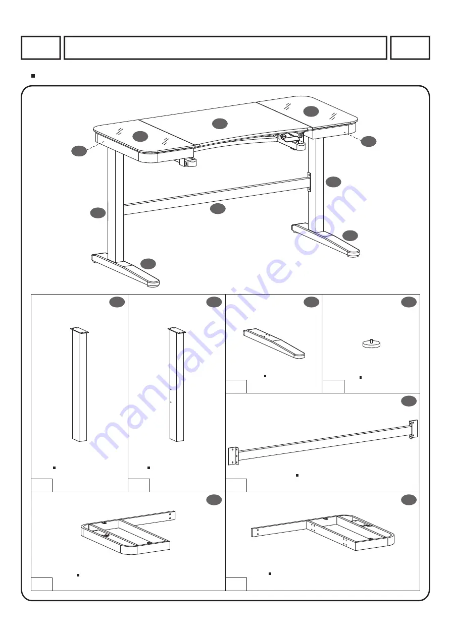 Techni Mobili RTA-3840SU Assembly Instructions Manual Download Page 3