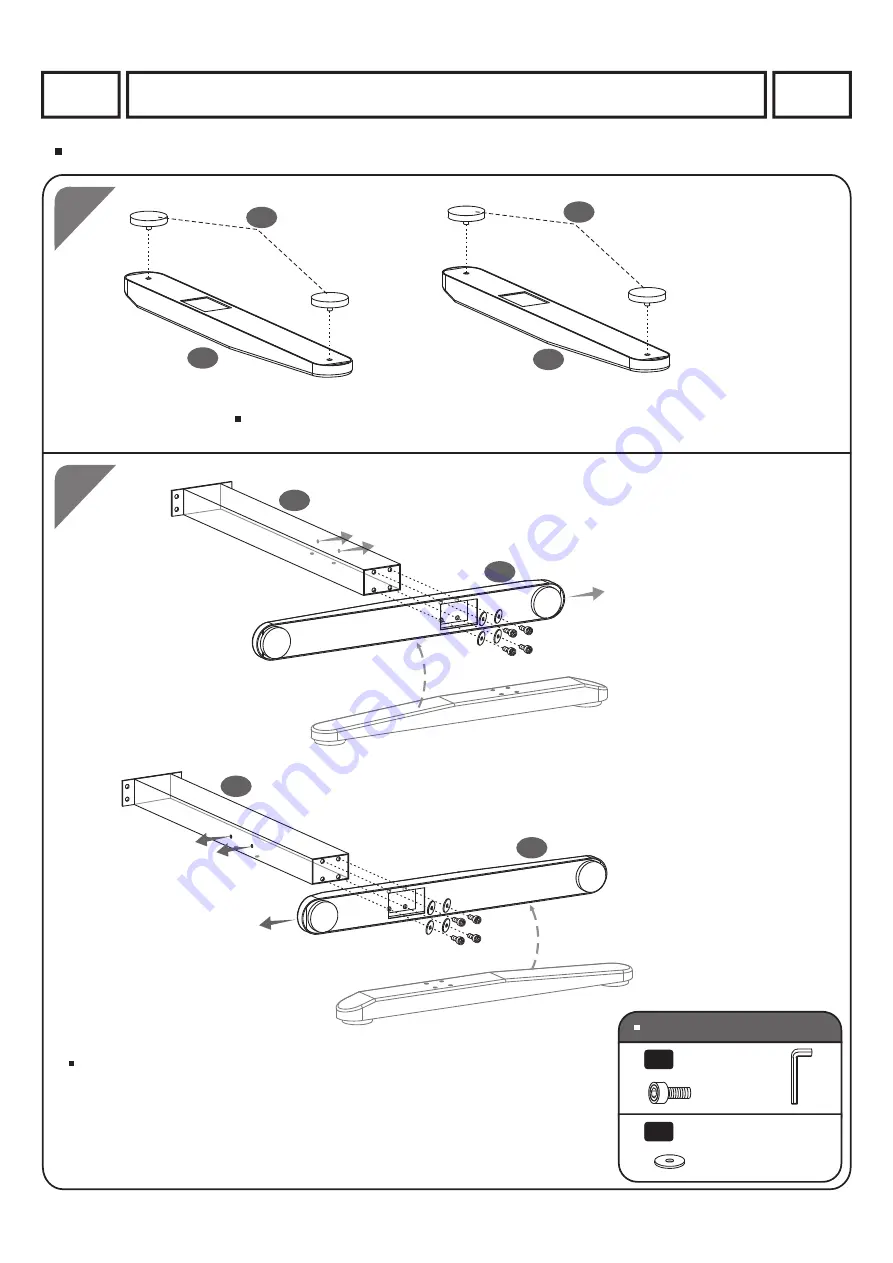 Techni Mobili RTA-3840SU Assembly Instructions Manual Download Page 6