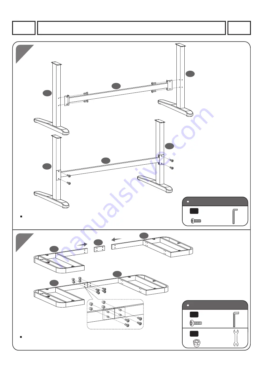 Techni Mobili RTA-3840SU Assembly Instructions Manual Download Page 7