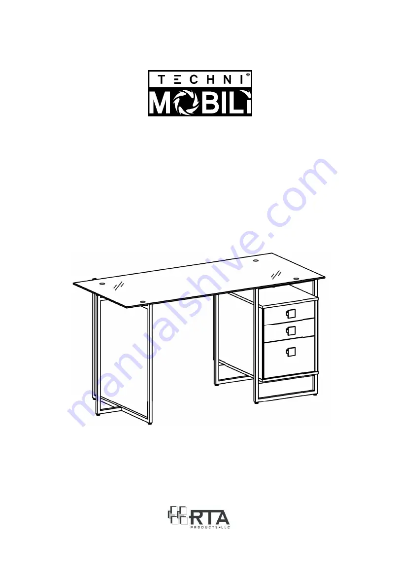 Techni Mobili RTA-4837D Assembly Instructions Manual Download Page 1