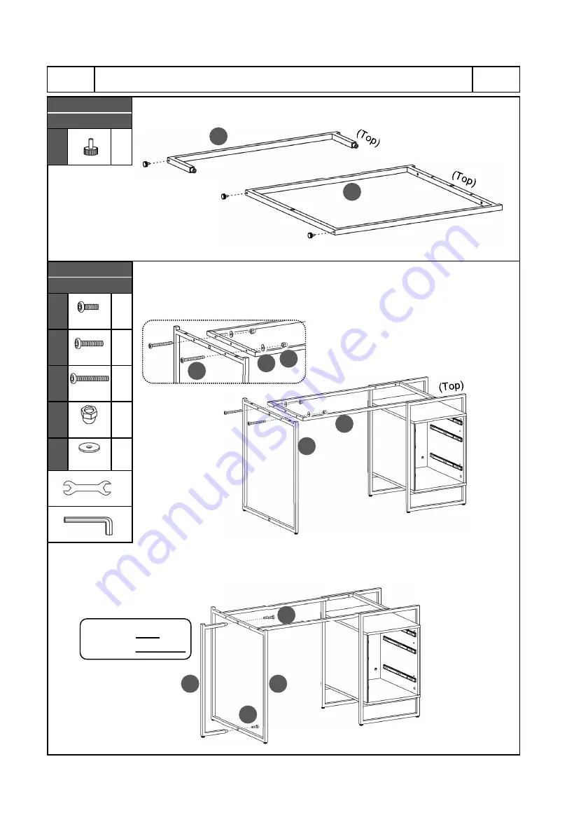 Techni Mobili RTA-4837D Assembly Instructions Manual Download Page 12