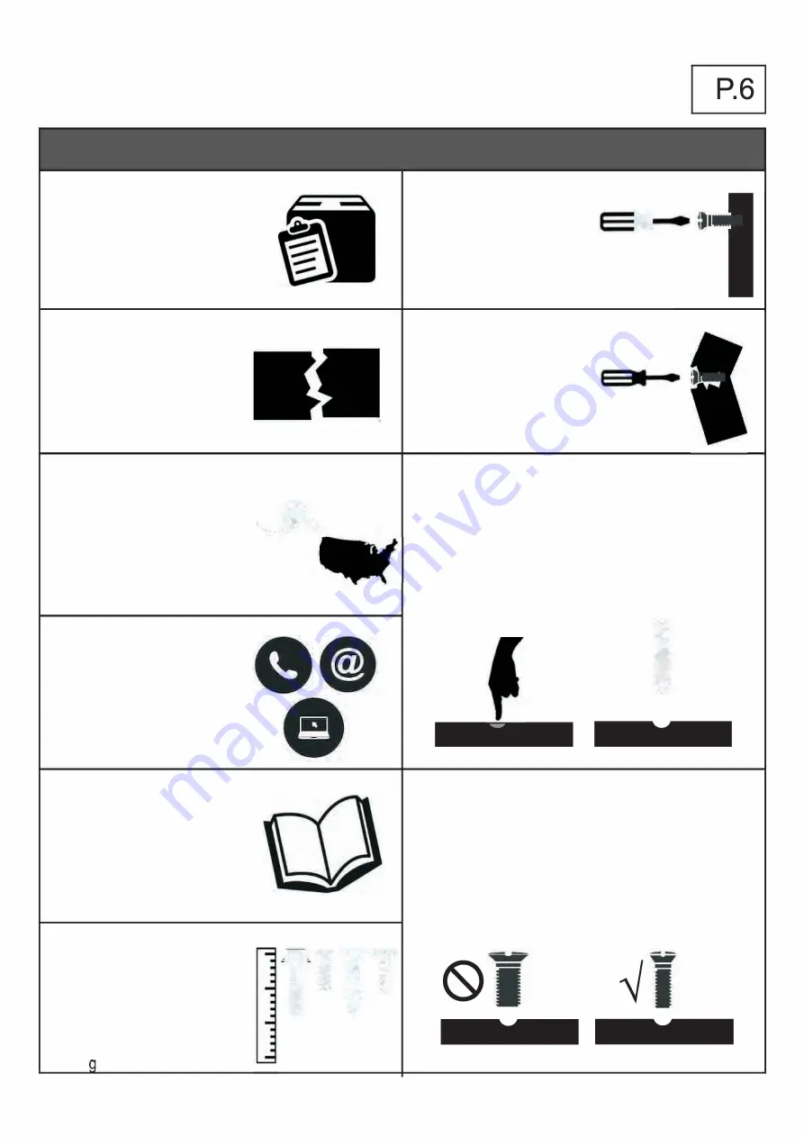 Techni Mobili RTA-4985 Assembly Instructions Manual Download Page 7