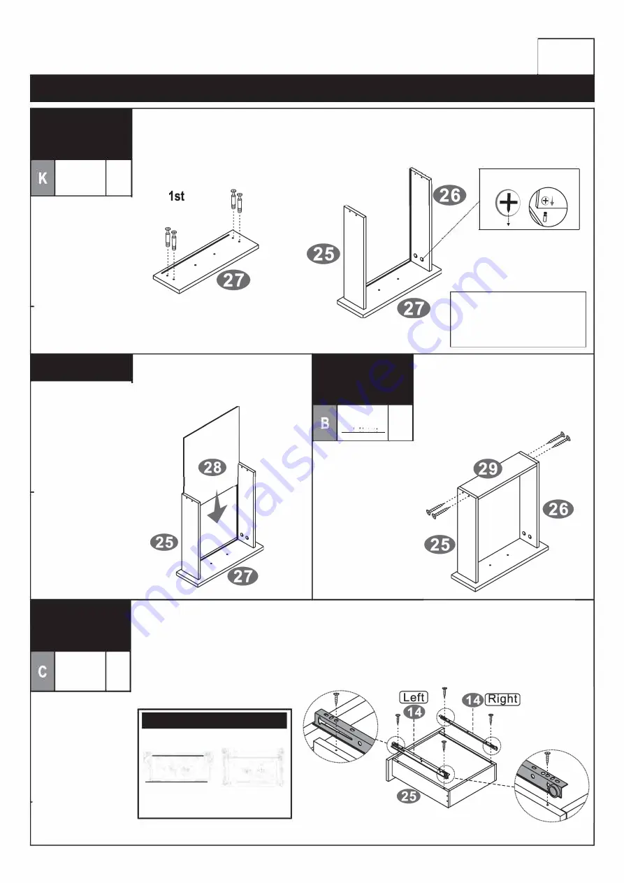 Techni Mobili RTA-4985 Assembly Instructions Manual Download Page 8