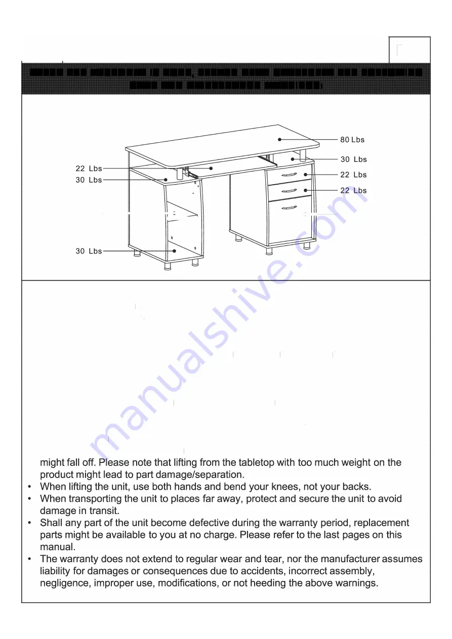 Techni Mobili RTA-4985 Assembly Instructions Manual Download Page 20