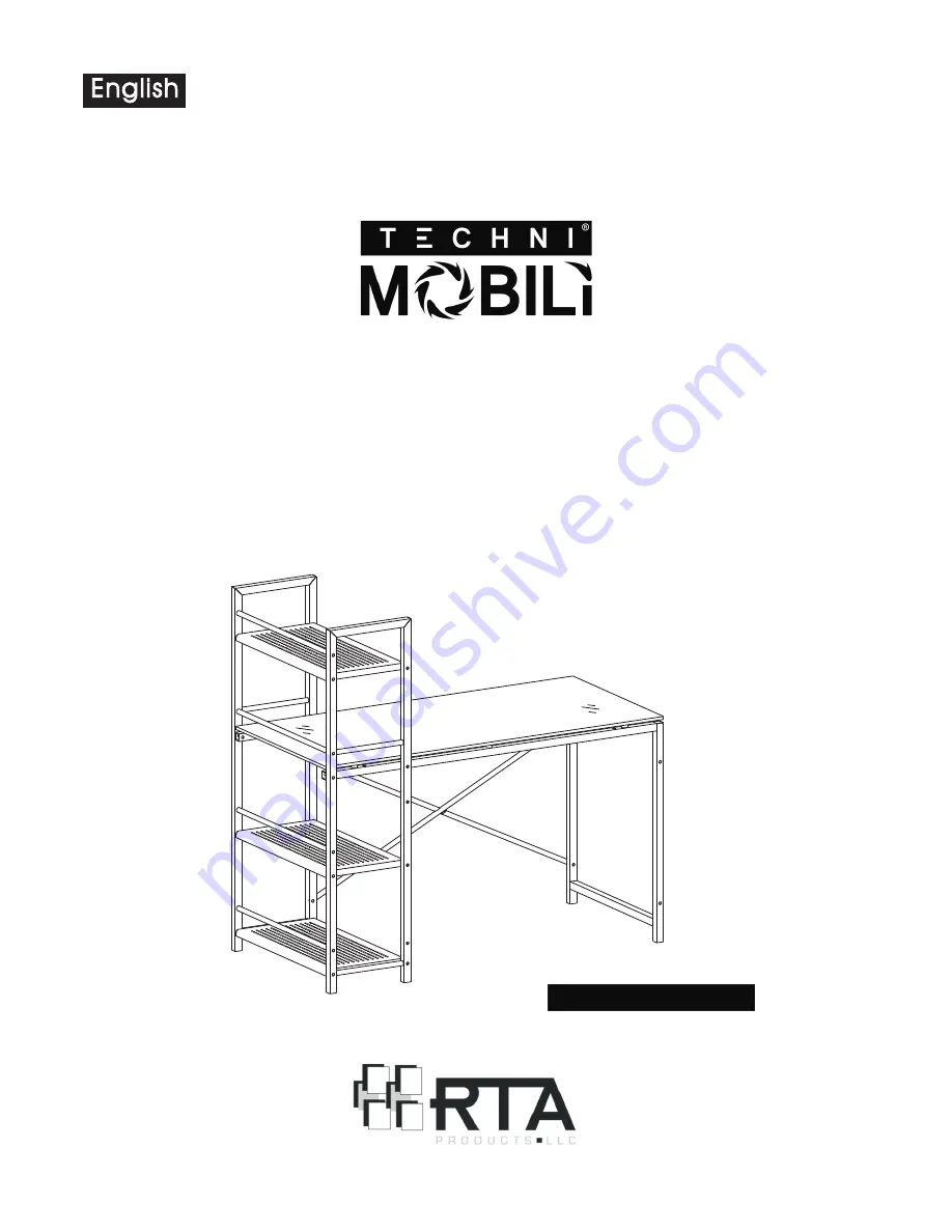 Techni Mobili RTA-7337 Assembly Instructions Manual Download Page 1