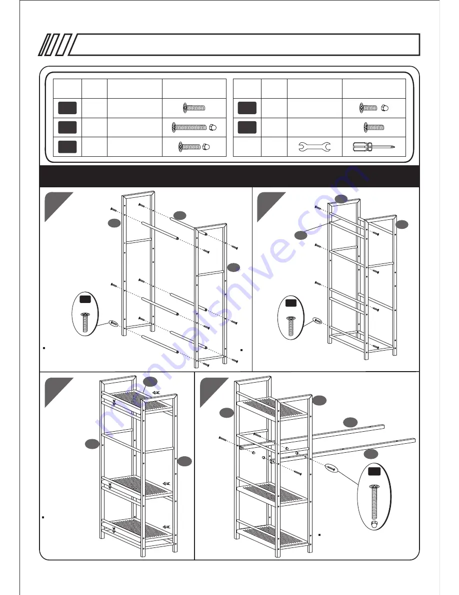 Techni Mobili RTA-7337 Assembly Instructions Manual Download Page 5