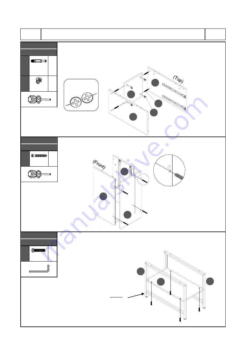 Techni Mobili RTA-737DL Assembly Instructions Manual Download Page 9