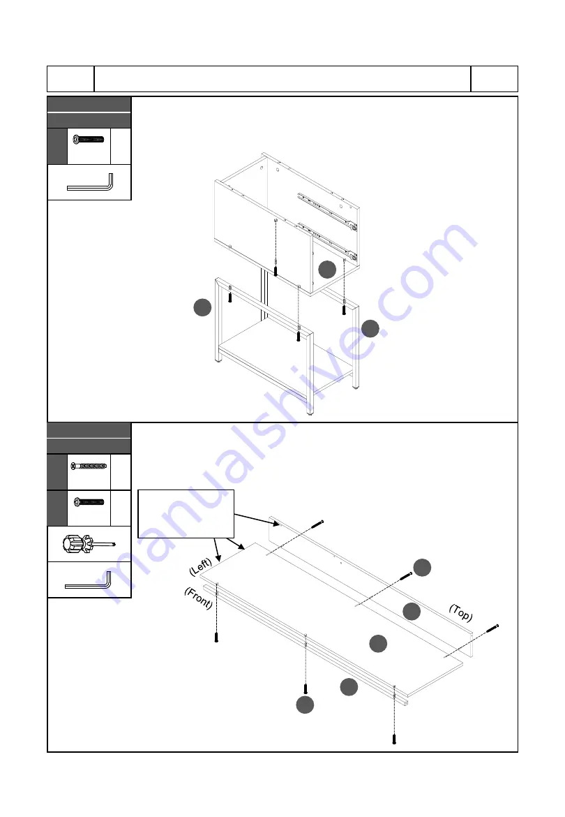 Techni Mobili RTA-737DL Assembly Instructions Manual Download Page 10