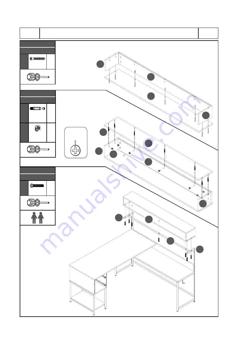 Techni Mobili RTA-737DL Assembly Instructions Manual Download Page 15