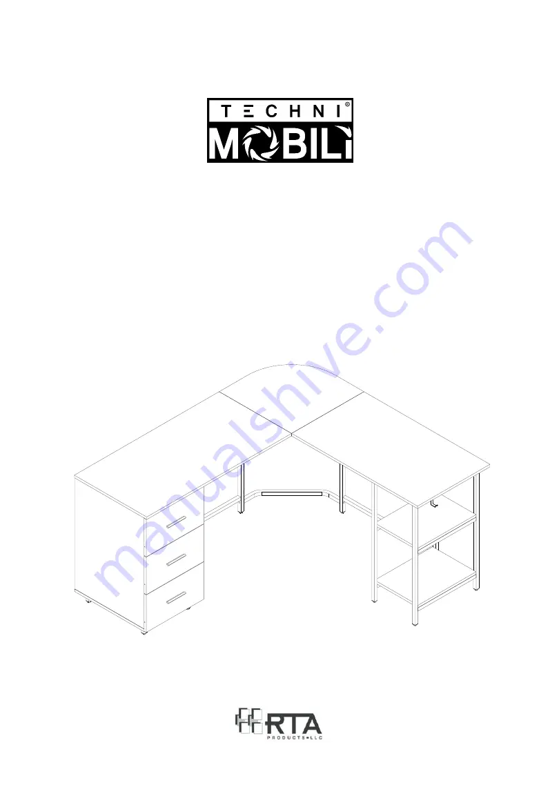 Techni Mobili RTA-739DL Assembly Instructions Manual Download Page 1