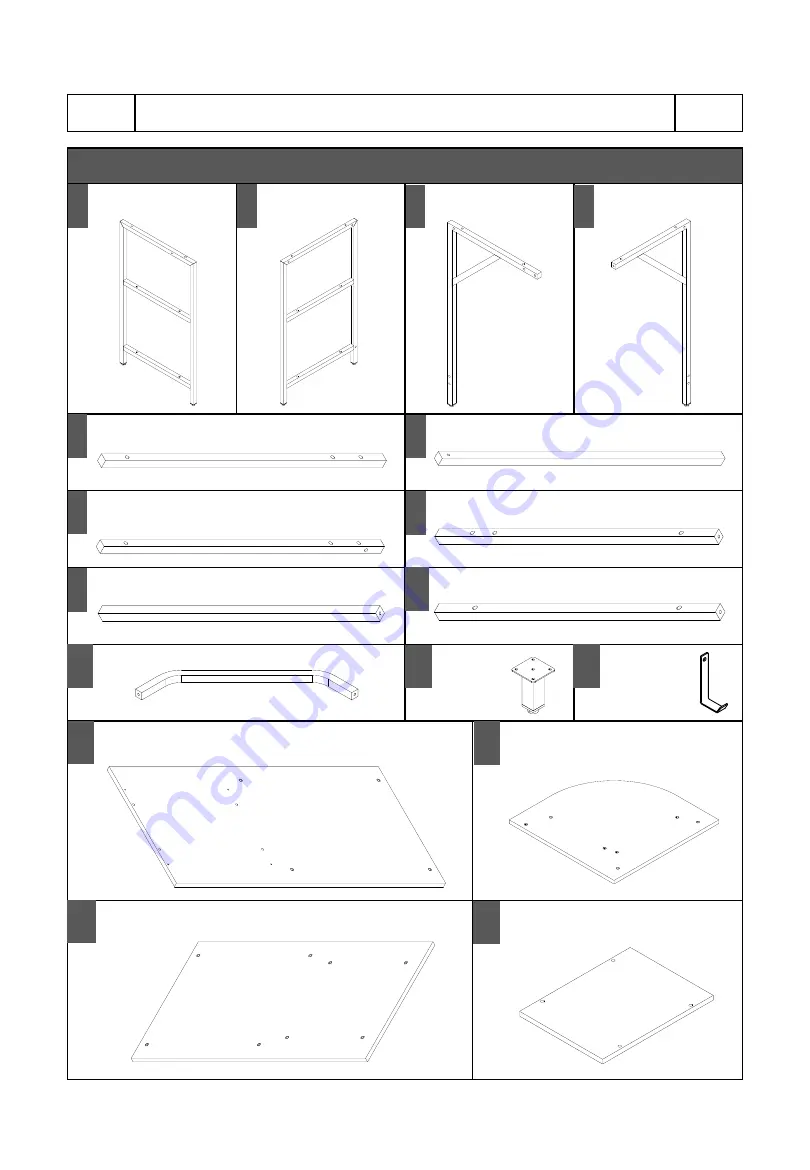 Techni Mobili RTA-739DL Assembly Instructions Manual Download Page 3