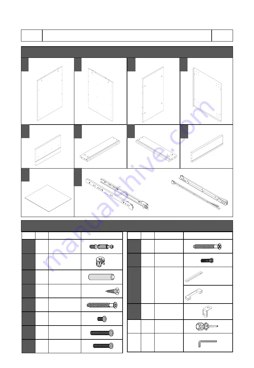 Techni Mobili RTA-739DL Assembly Instructions Manual Download Page 4