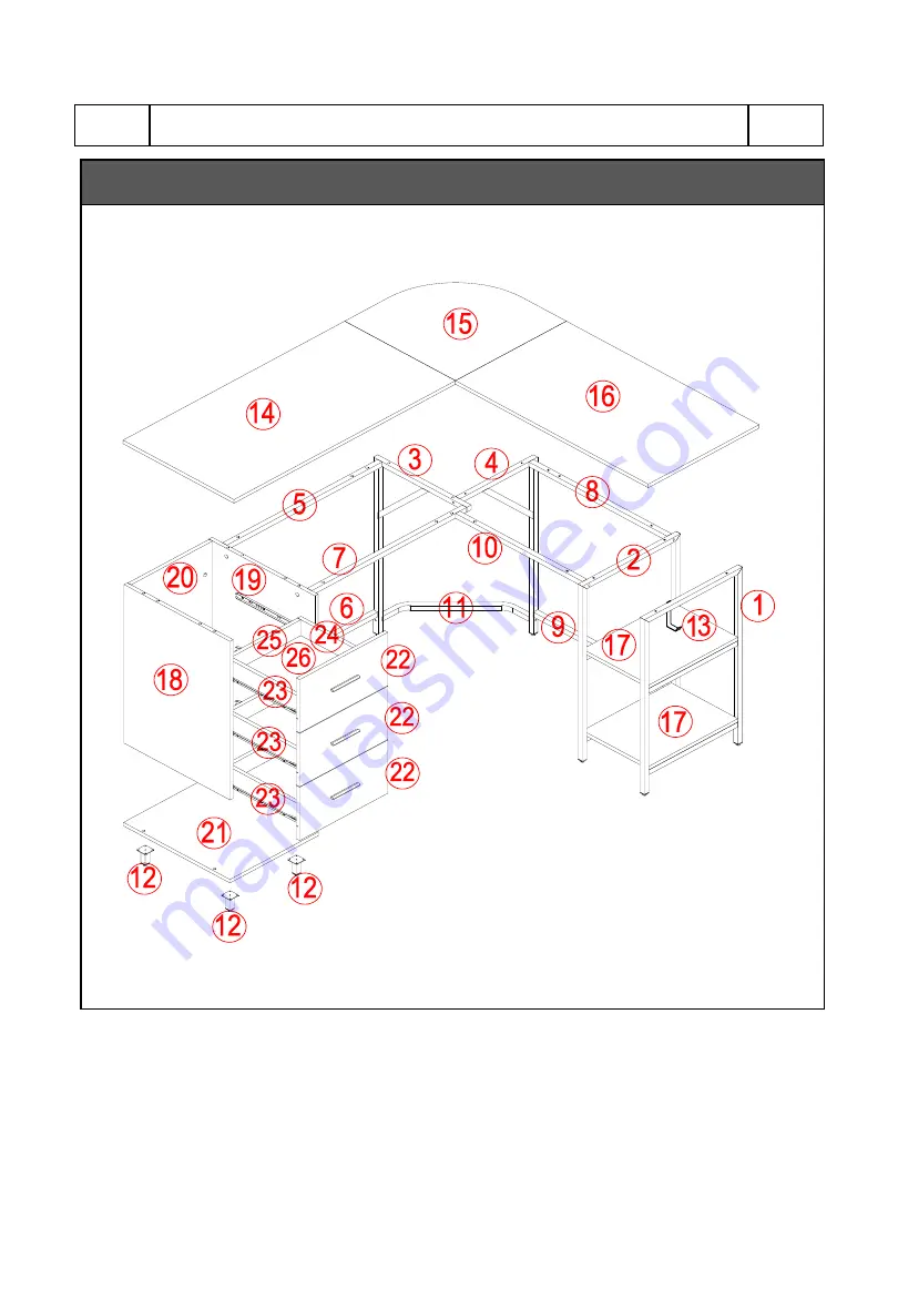 Techni Mobili RTA-739DL Assembly Instructions Manual Download Page 5