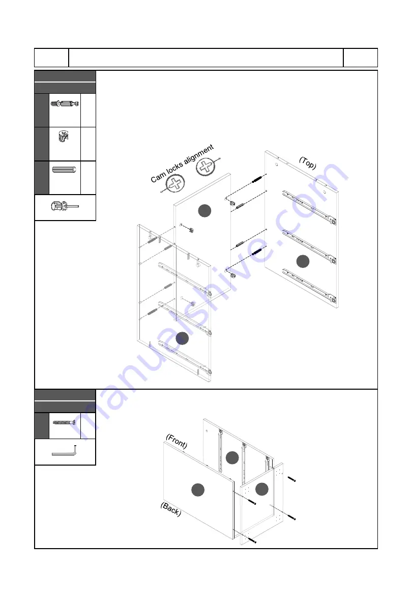 Techni Mobili RTA-739DL Assembly Instructions Manual Download Page 9