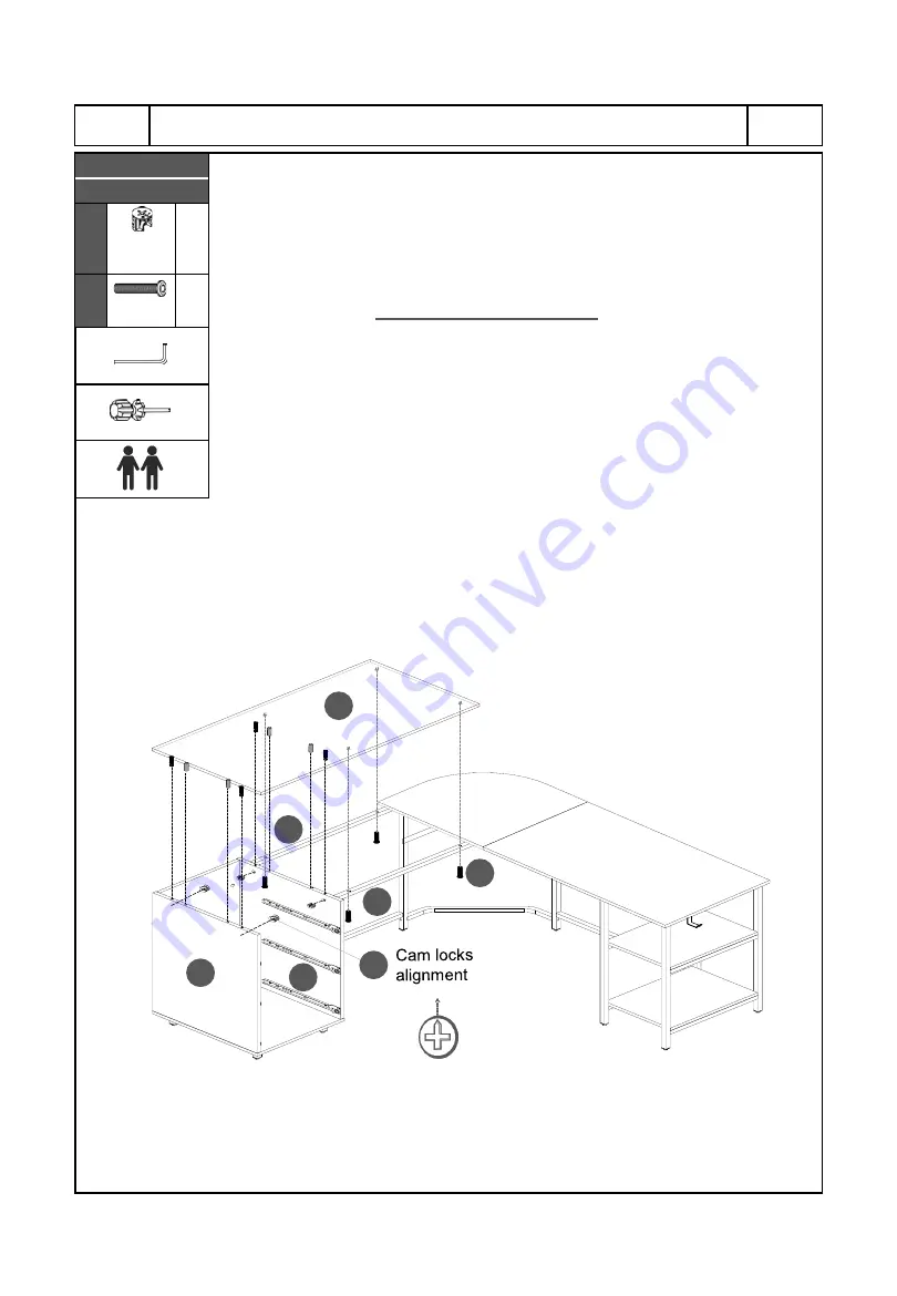 Techni Mobili RTA-739DL Assembly Instructions Manual Download Page 14